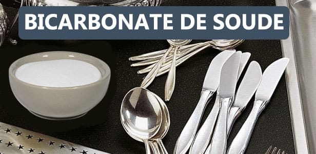 nettoyer couvert argent bicarbonate soude