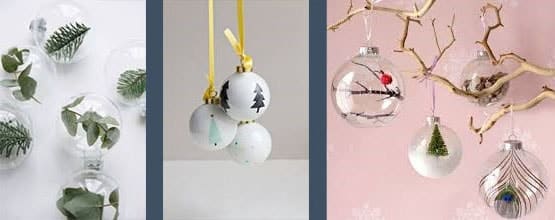 boule de noel tendance design