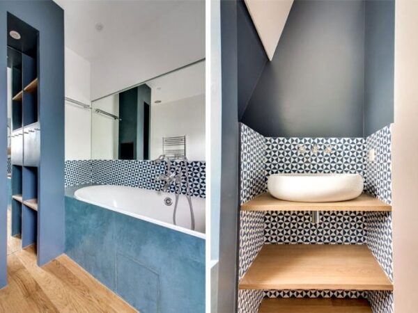 Peinture salle de bain : 40 idées de couleurs pour une déco tendance
