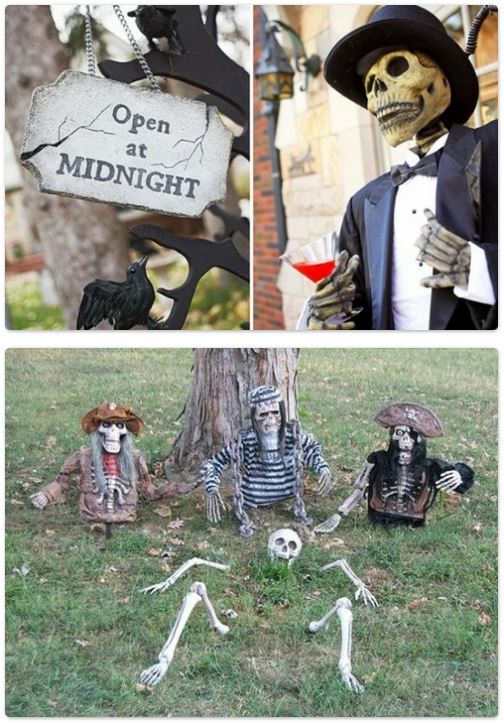 idee deco exterieur halloween