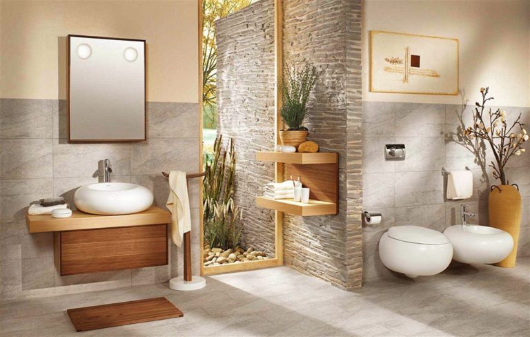 À épingler : Salle de bain zen : 38 idées de salles de bains nature et chaleureuse