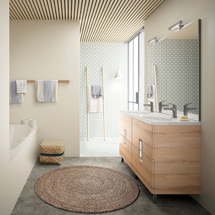 salle de bain zen naturelle moderne