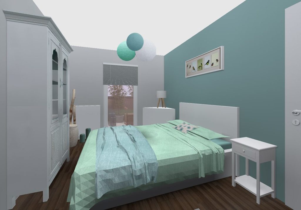 Chambre Ado Vert D Eau Chambre verte : Inspirations, idées et conseils | Ctendance.fr