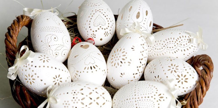 Décorer des œufs de Pâques avec des tampons doigts - Tutos Pâques