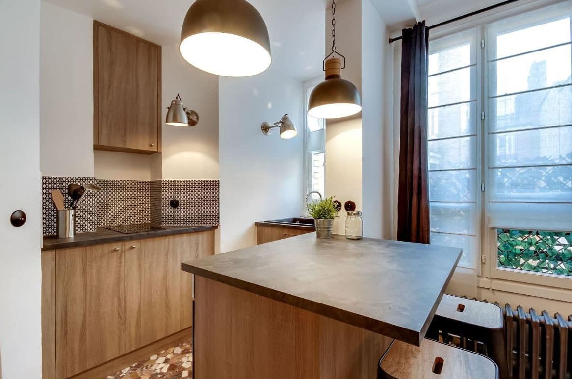 23 Petites Cuisines Avec Ilot Central Idees D Amenagement Et Photos