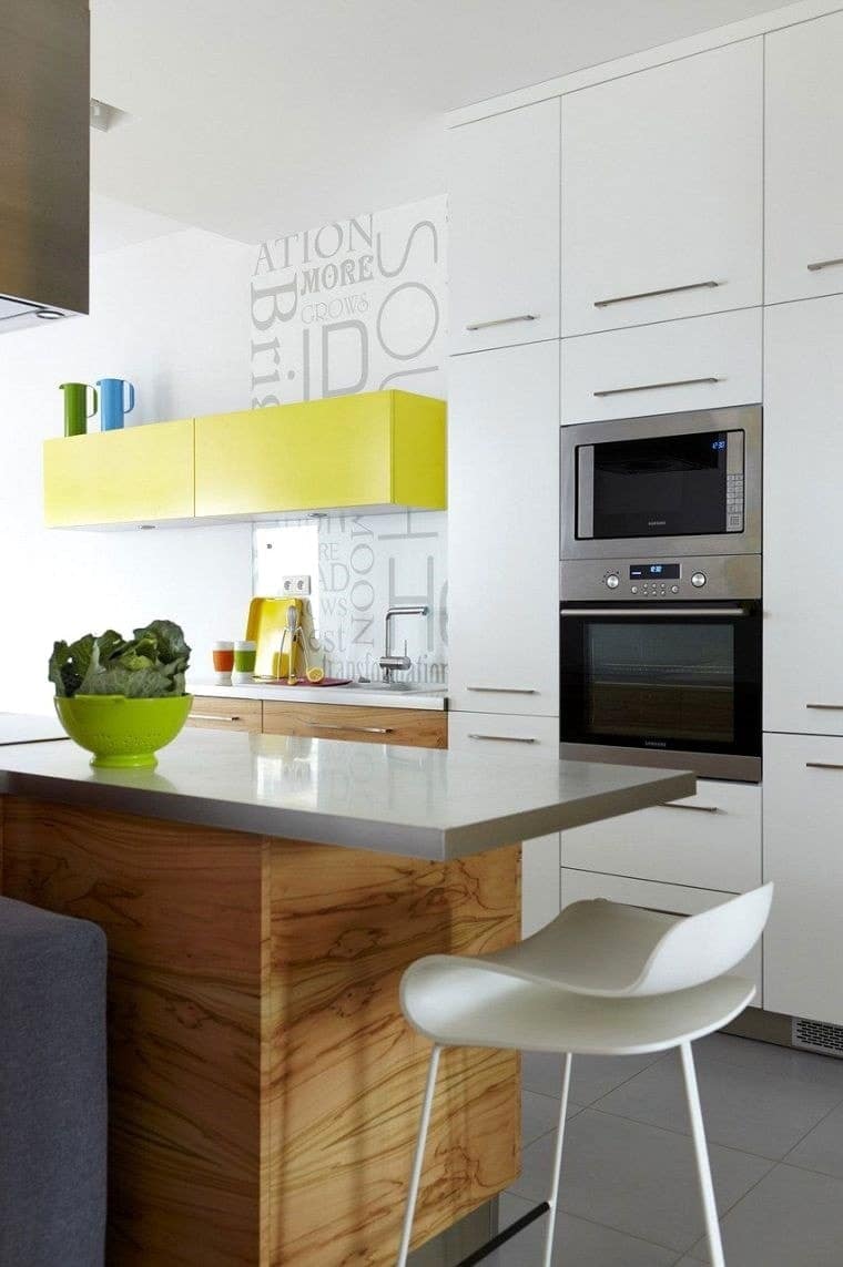 Idee Petite Cuisine Avec Ilot 23 petites cuisines avec ilot central : idées d'aménagement et photos