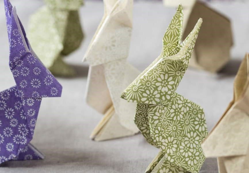 Lapins origami 