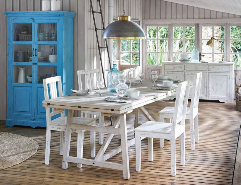 Secrétaire/table Maison Du Monde – Beige, Bois, 80x80x48 Cm (Occasion)