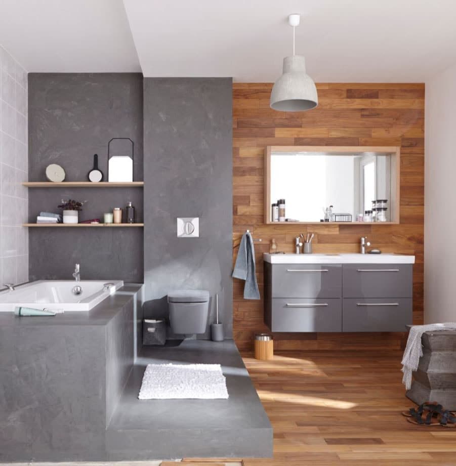 Parquet Teck Salle De Bain Leroy Merlin
 - Parquet Salle De Bain Nos Idees Conseils Photos Et Inspirations