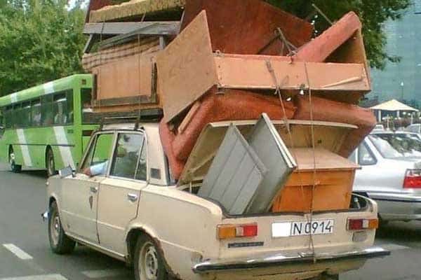 Demenagement avec Voiture