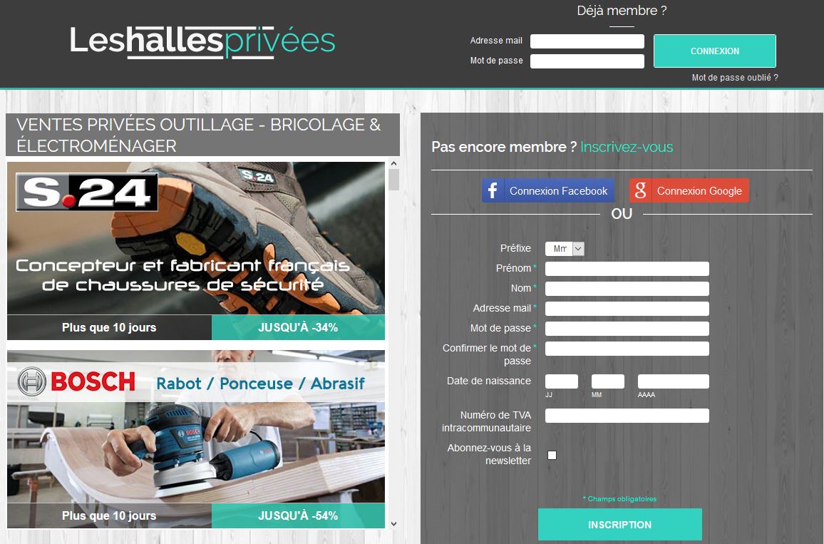 Halles Privees logo