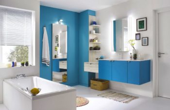 Salle De Bains Bleue