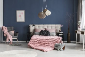 Chambre Bleue Et Rose