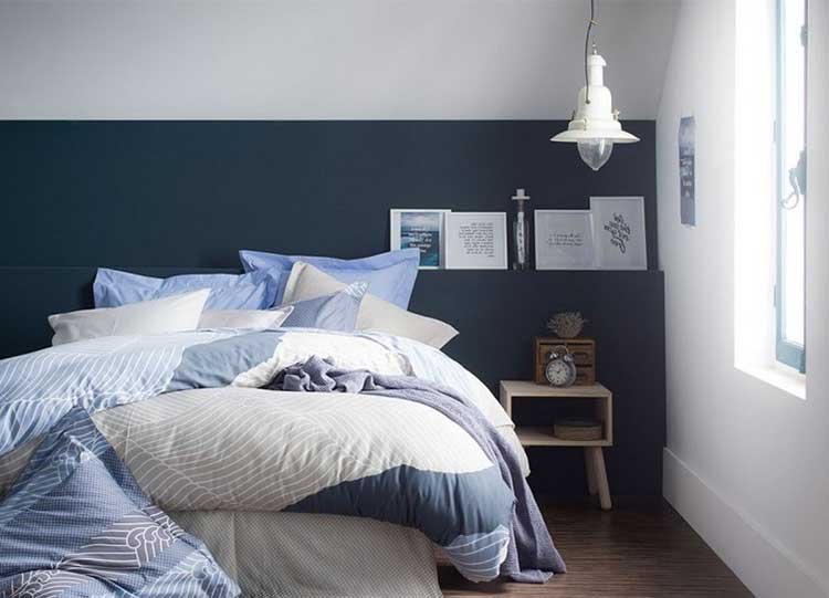 Chambre Bleu Pétrole Foncé 