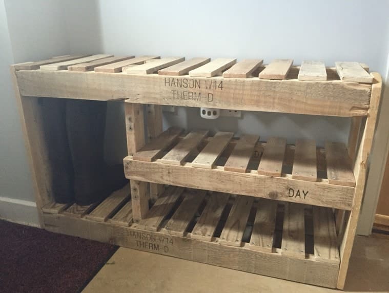 Meuble A Chaussure En Palette