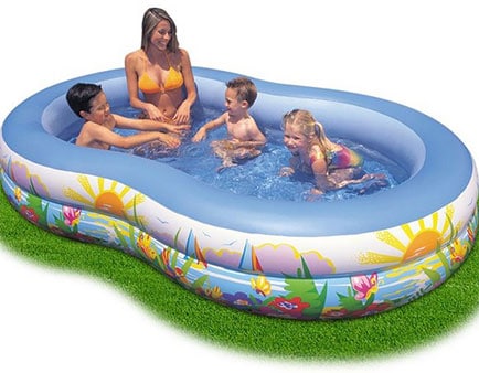 Piscine Gonflable Ovale 