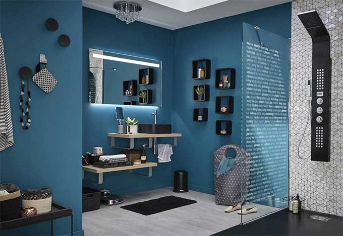 Salle De Bain Bleue 