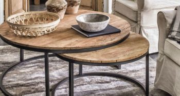 Table bass Industrielle en bois