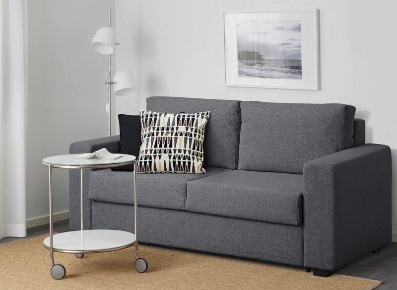 HOMCOM Canapé d'angle convertible modulable avec méridienne réversible, coffre de rangement et 3 coussins de dossier, crème | France