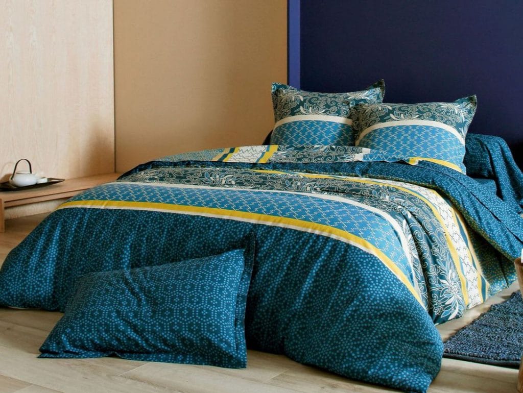 Housse de couette bleu canard : 20 housses au top pour la déco