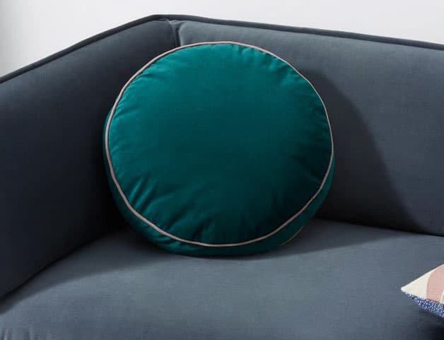 Coussin Rond Velours 