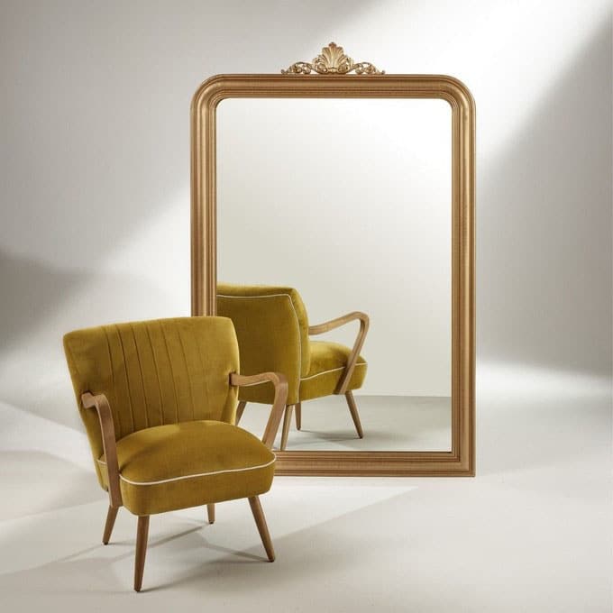 Grand Miroir Doré 