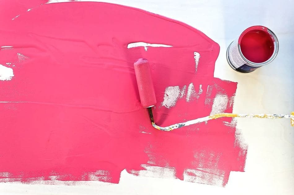 Peinture Rose