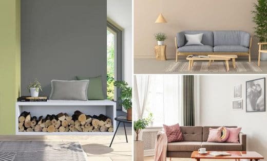À épingler : Le salon couleur taupe en décoration