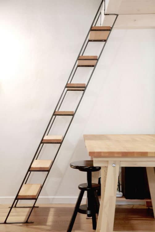 Echelle Bois Mezzanine