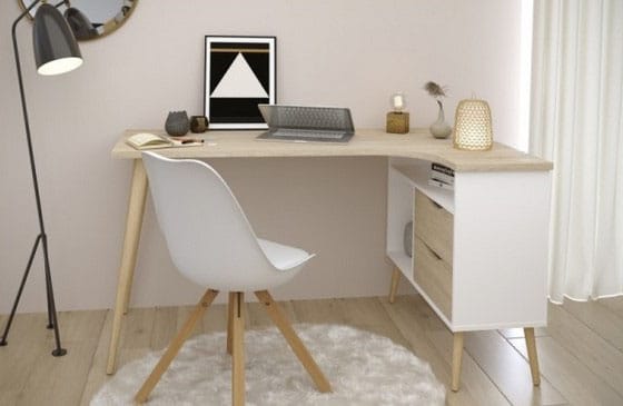 Bureau D’angle Scandinave 