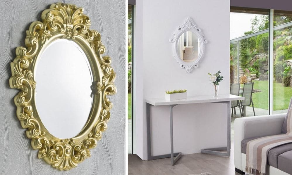 Miroir Ovale Baroque
