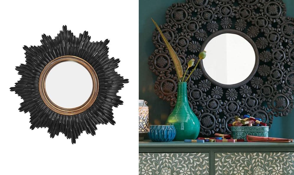 Miroir Baroque Noir