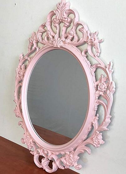 Miroir Baroque Rose 