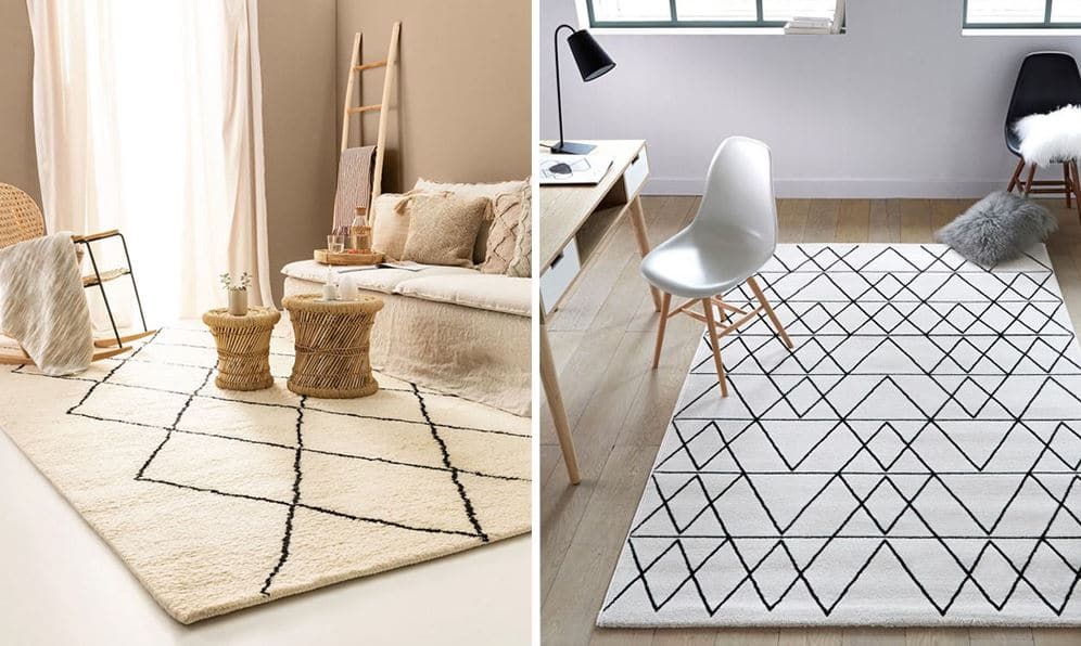 Tapis Salon Scandinave