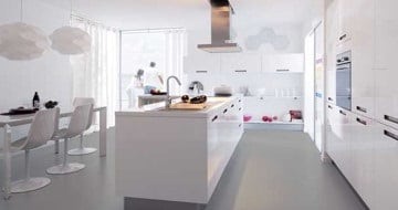 Cuisine Laquée Blanche 