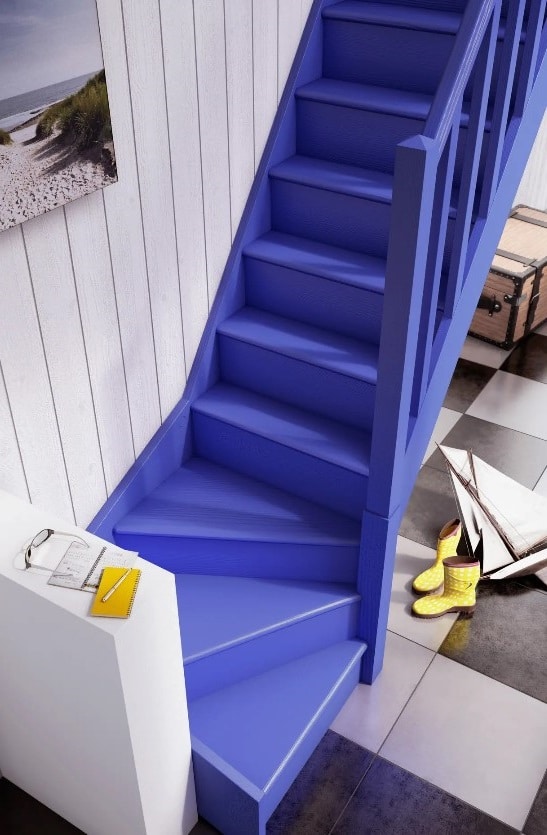 Escalier Bleu 