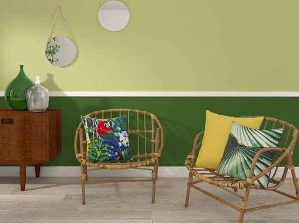 Quelle couleur se marie bien avec le vert ?