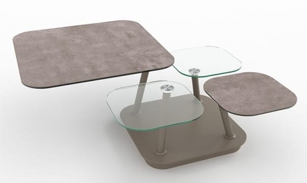 Table Basse 4 Plateaux Dynamique 