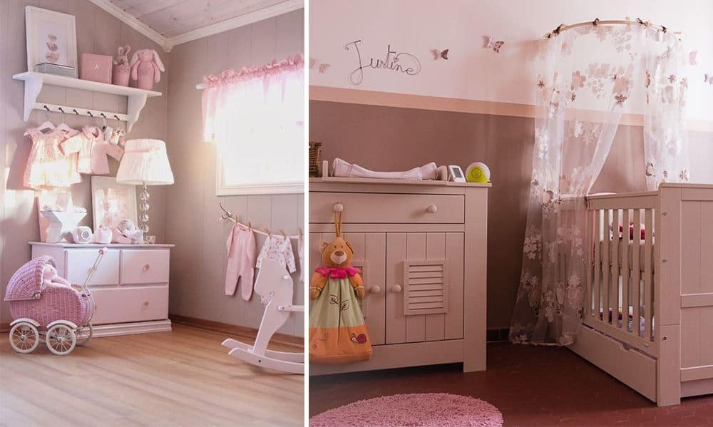 Chambre Bebe Fille Le Rose Et Le Taupe Pour Une Deco Reussie