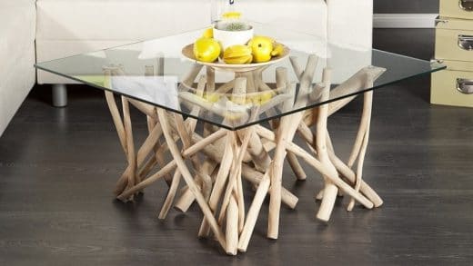 Table basse en bois flotté : Les meilleurs modèles pour votre déco