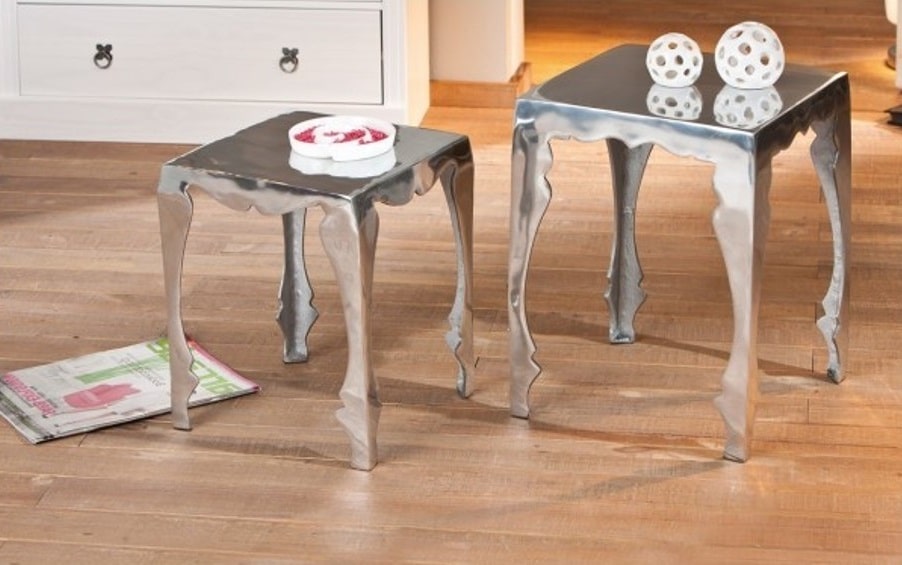 Tables Gigognes Aluminium 
