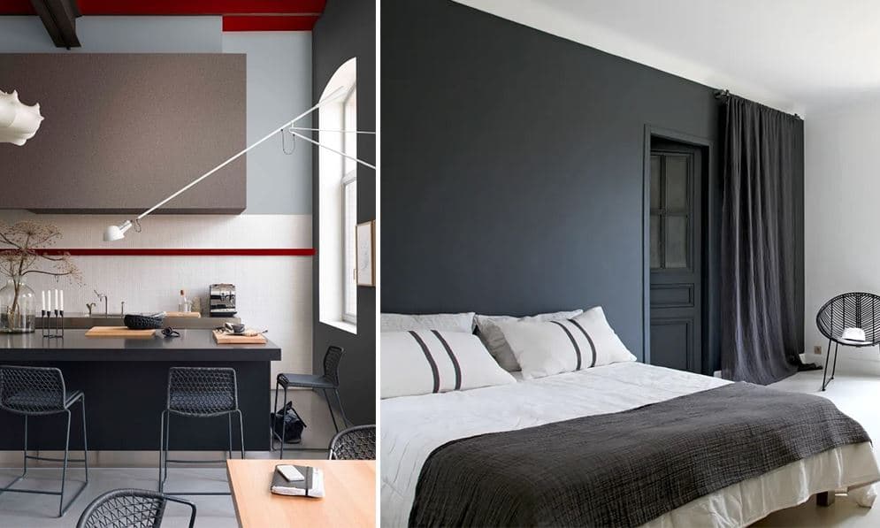 Peinture gris anthracite : inspirations couleurs, idées tendance - Côté  Maison