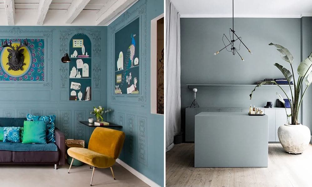 Gris Bleu Couleur Deco