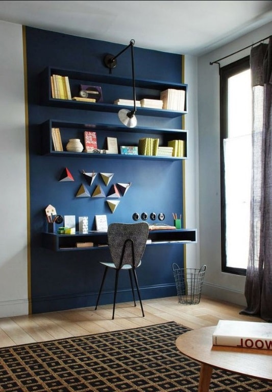 Bureau Mur De Couleur 