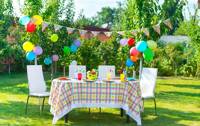 Anniversaire Dans Le Jardin