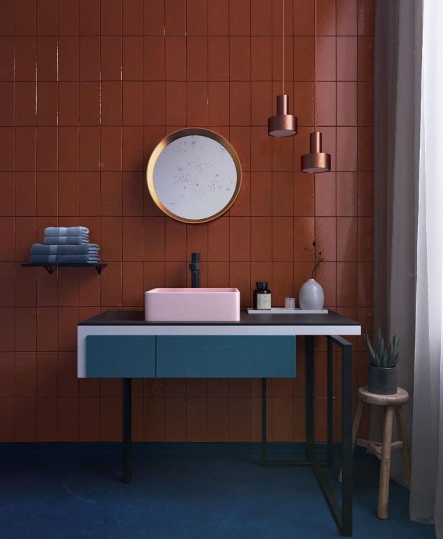 Salle De Bain Terracotta Projet Kojto 