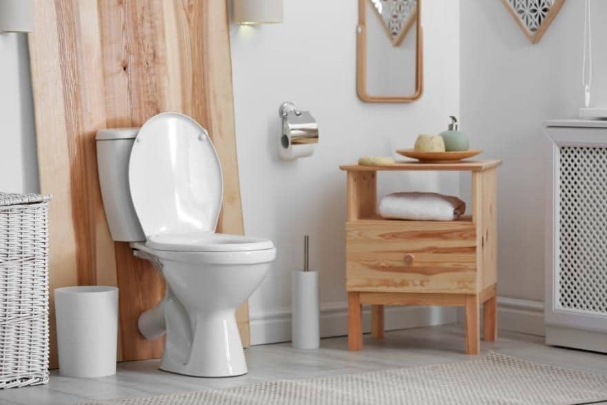 Wc Blancs Et Bois