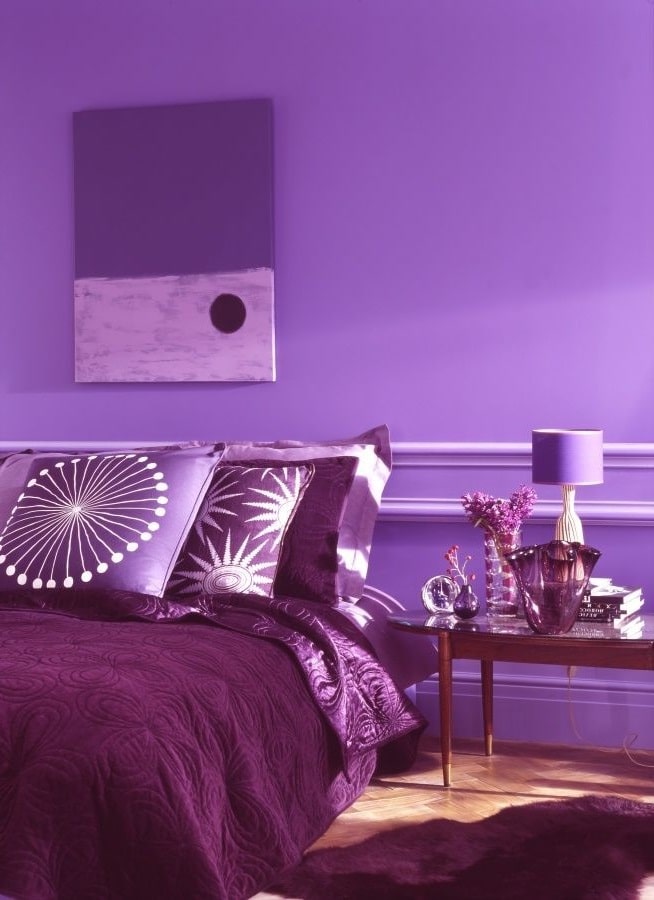 Chambre Camaieu De Violet