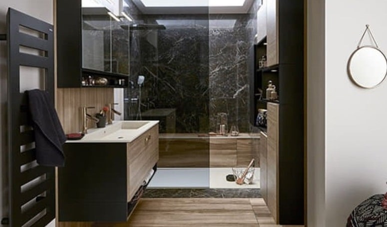 Salle De Bain Marron Et Noire 