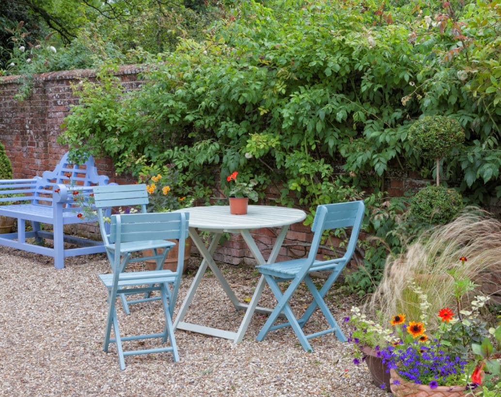 Terrasse Jardin Gravillons